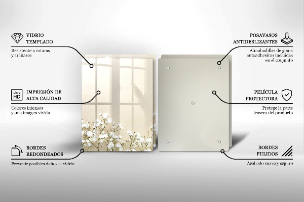 Worktop protector Boho flowers