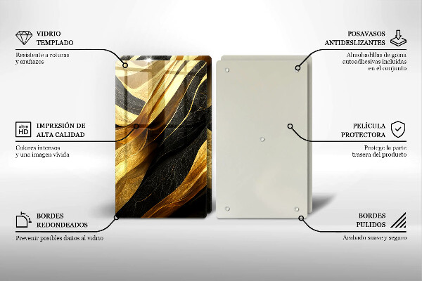 Kitchen worktop protector Elegant abstraction