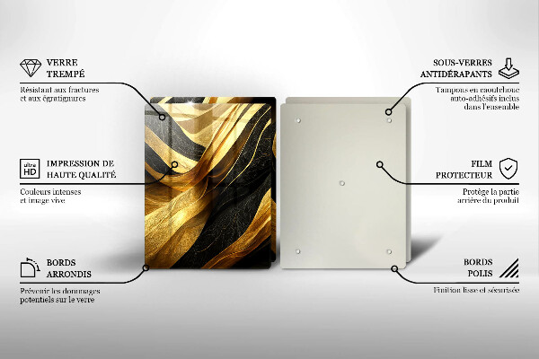 Kitchen worktop protector Elegant abstraction