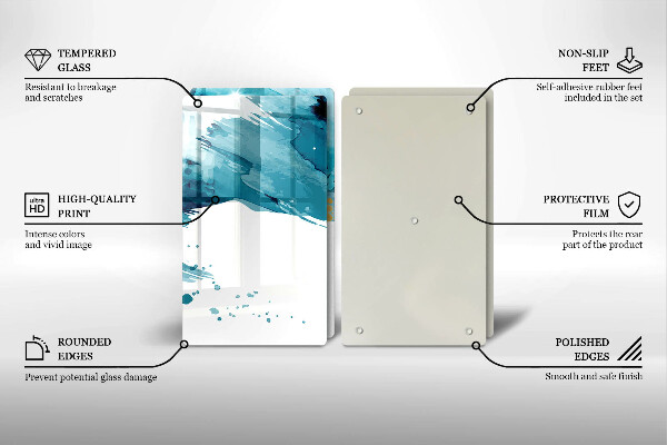 Kitchen worktop protector Blue spots