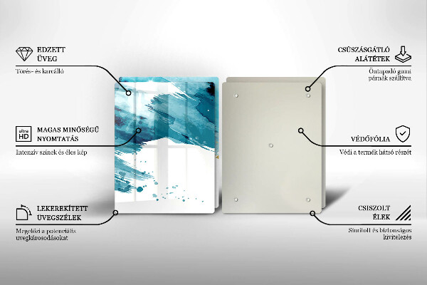 Kitchen worktop protector Blue spots