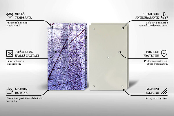 Kitchen worktop protector Leaves with veins