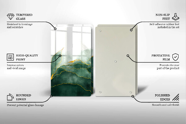 Kitchen worktop protector Abstraction nature