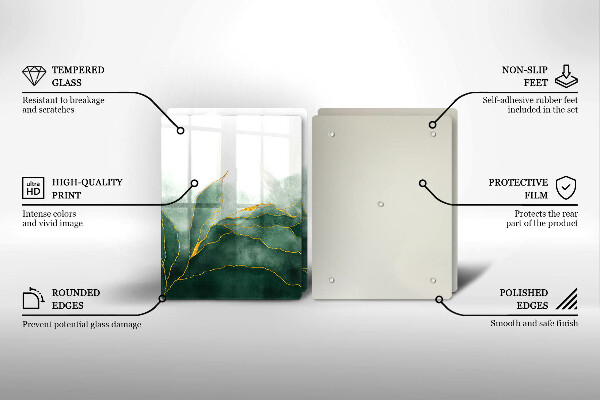 Kitchen worktop protector Abstraction nature