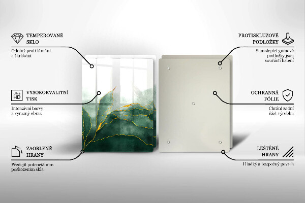 Kitchen worktop protector Abstraction nature