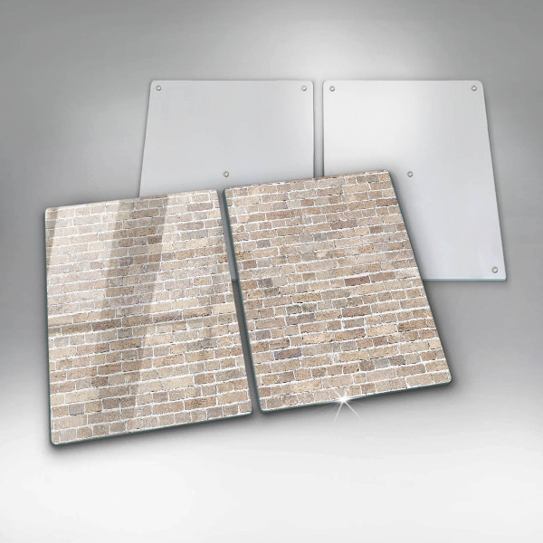 Kitchen worktop protector Wall bright bricks