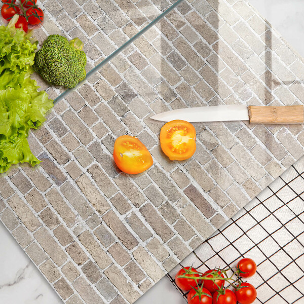 Kitchen worktop protector Wall bright bricks