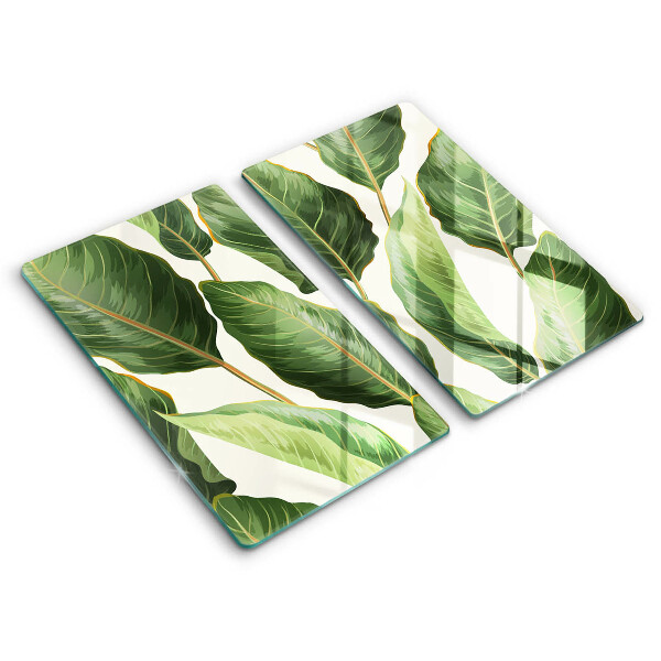 Kitchen worktop protector Banana leaves