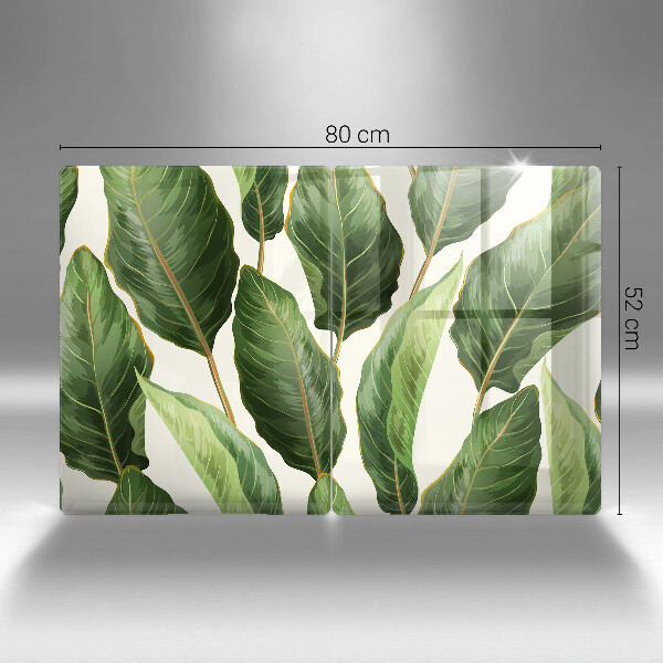 Kitchen worktop protector Banana leaves