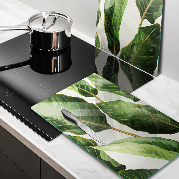 Kitchen worktop protector Banana leaves