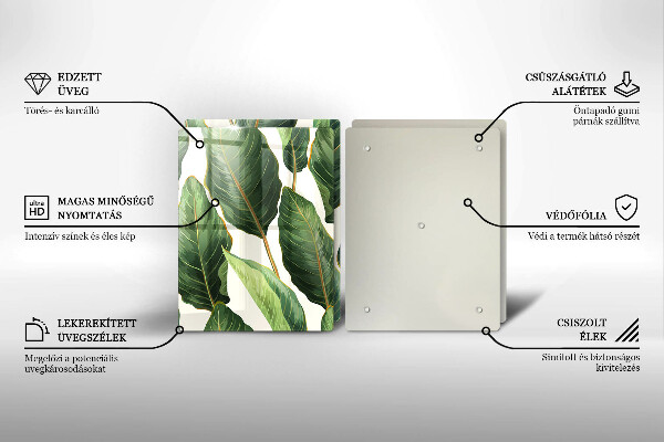 Kitchen worktop protector Banana leaves