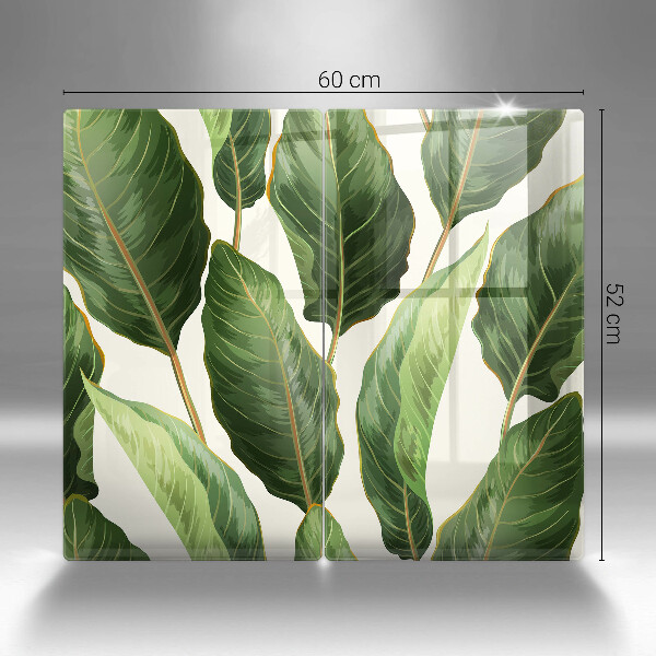 Kitchen worktop protector Banana leaves