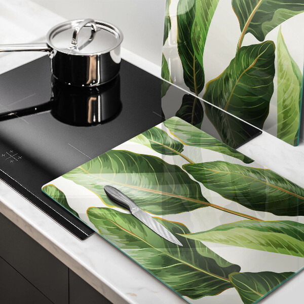Kitchen worktop protector Banana leaves