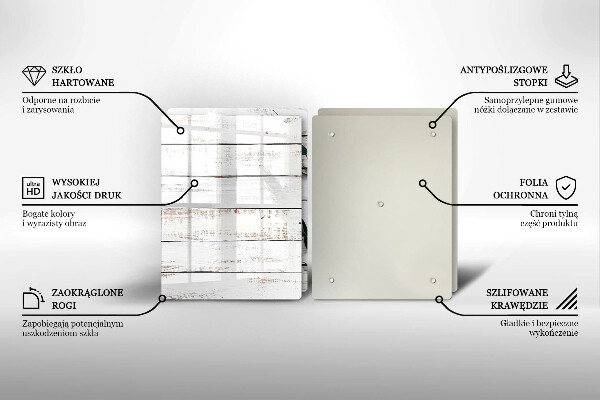 Kitchen worktop protector Old boards and leaves
