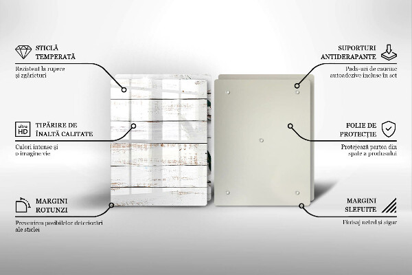 Kitchen worktop protector Old boards and leaves