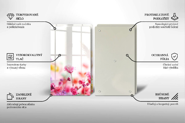 Kitchen worktop protector Flower meadow