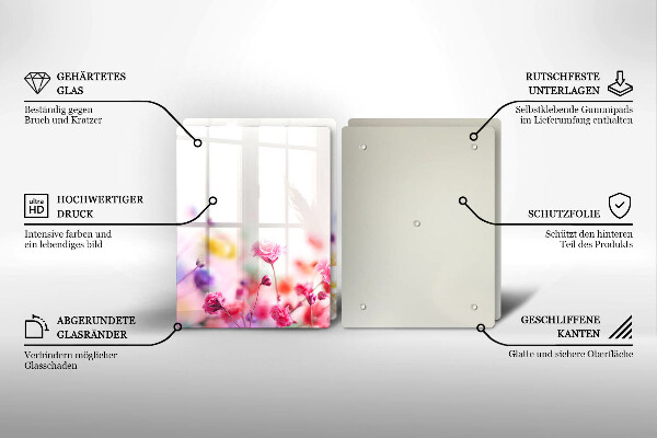 Kitchen worktop protector Flower meadow