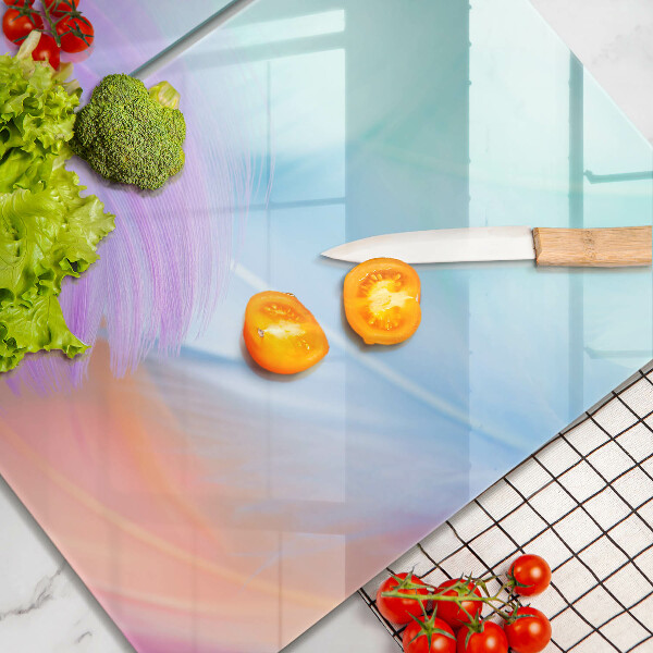 Kitchen worktop protector Pastel feathers