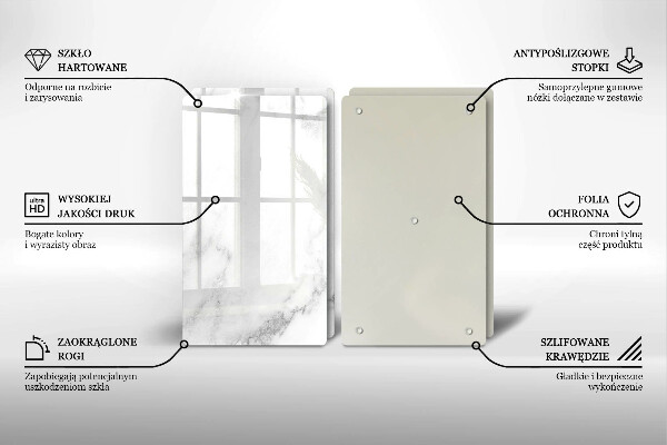 Kitchen worktop protector Modern marble