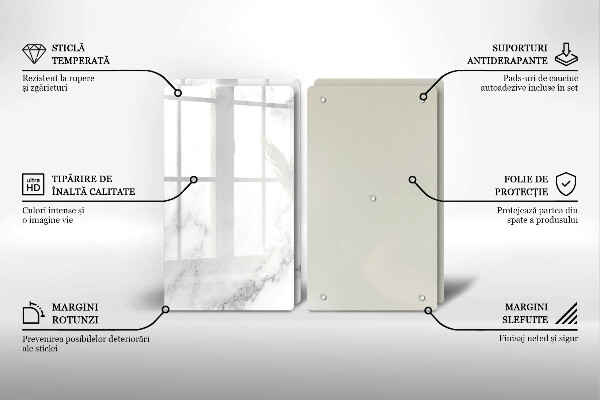 Kitchen worktop protector Modern marble