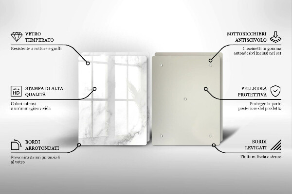 Kitchen worktop protector Modern marble
