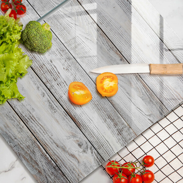 Kitchen worktop protector Bright wooden boards