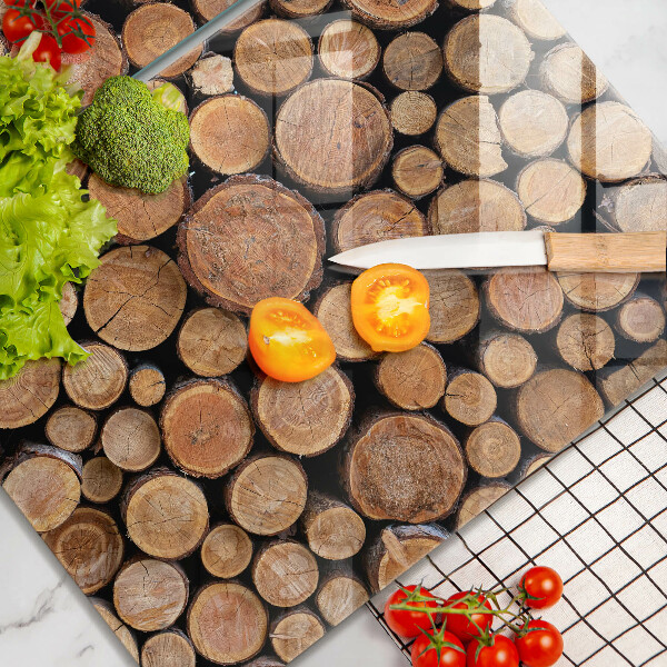 Kitchen worktop protector Tree trunks