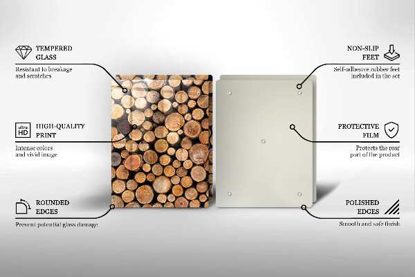 Kitchen worktop protector Tree trunks