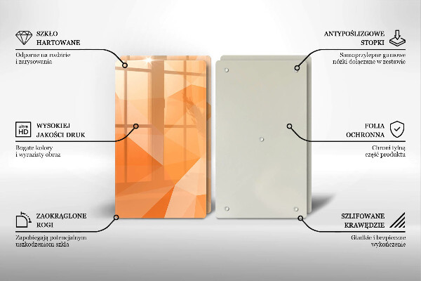 Kitchen worktop protector Geomeric background