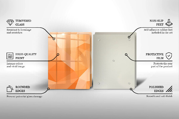 Kitchen worktop protector Geomeric background