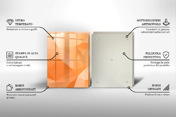 Kitchen worktop protector Geomeric background