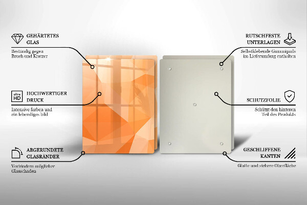 Kitchen worktop protector Geomeric background
