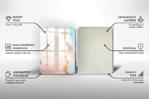 Kitchen worktop protector Marble abstraction