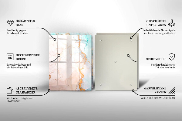 Kitchen worktop protector Marble abstraction