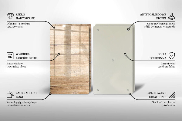 Kitchen worktop protector Wooden planks