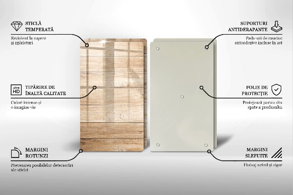 Kitchen worktop protector Wooden planks