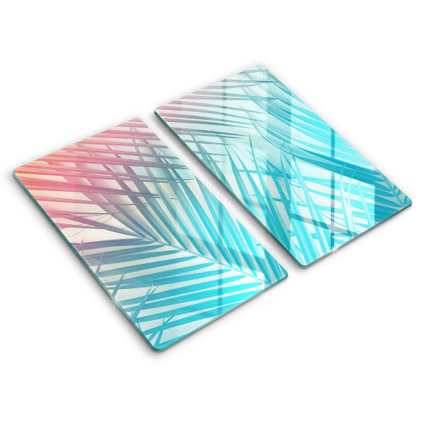 Kitchen worktop protector Pastel leaves