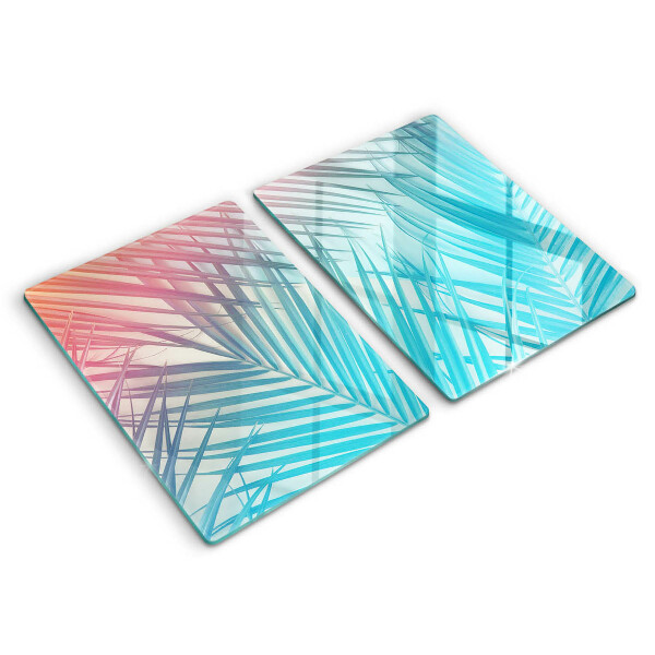 Kitchen worktop protector Pastel leaves