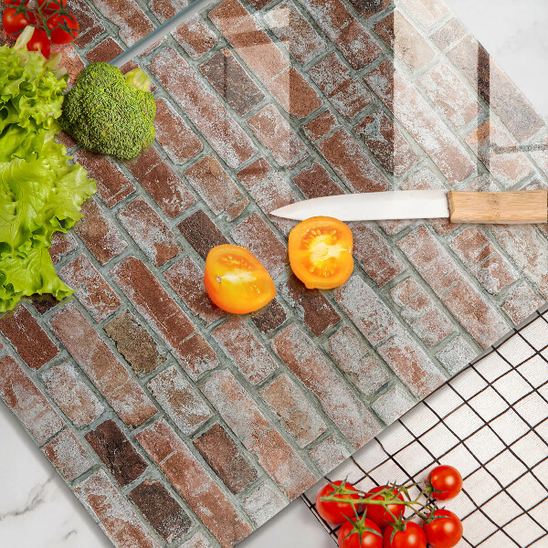 Kitchen worktop protector Old bricks wall