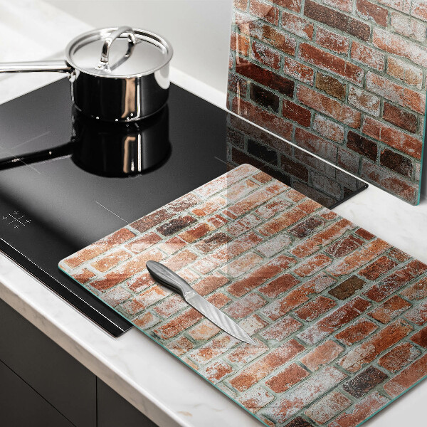 Kitchen worktop protector Old bricks wall