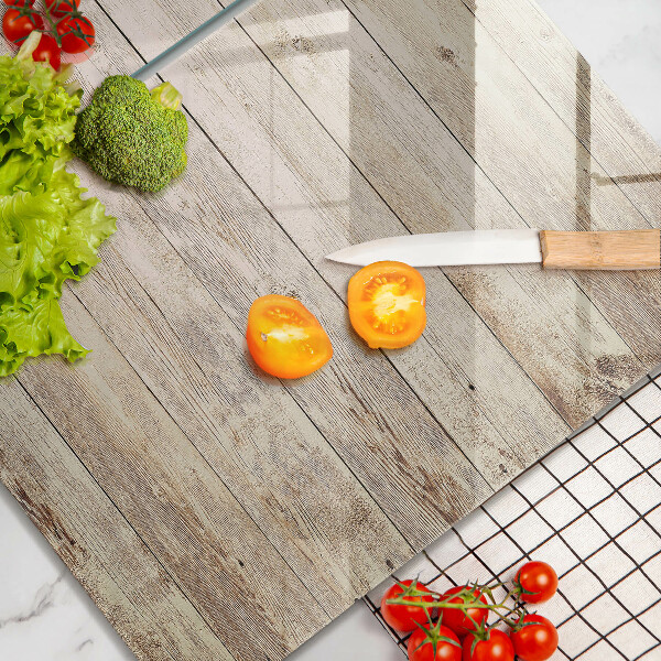Kitchen worktop saver Wooden planks