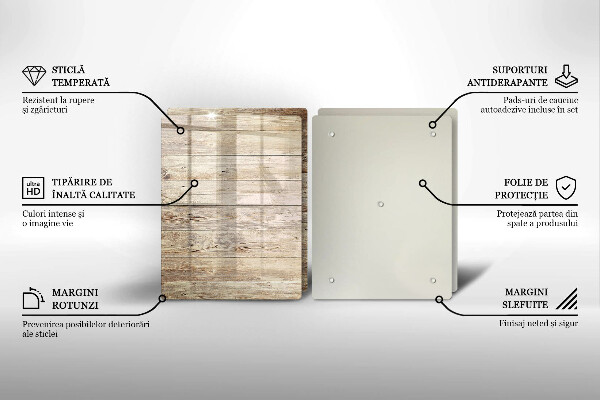 Kitchen worktop saver Wooden planks