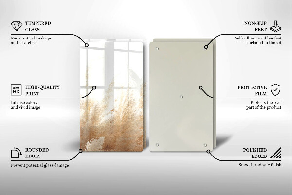 Kitchen worktop saver Pampas grass