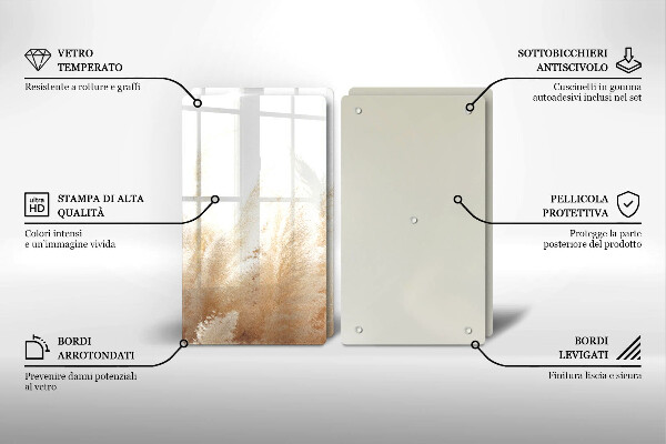 Kitchen worktop saver Pampas grass