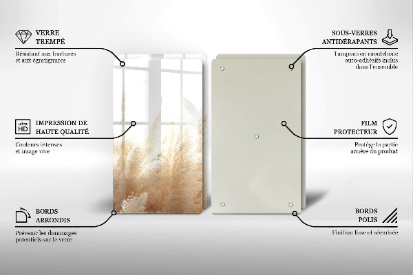 Kitchen worktop saver Pampas grass