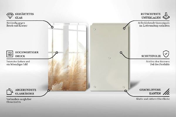 Kitchen worktop saver Pampas grass