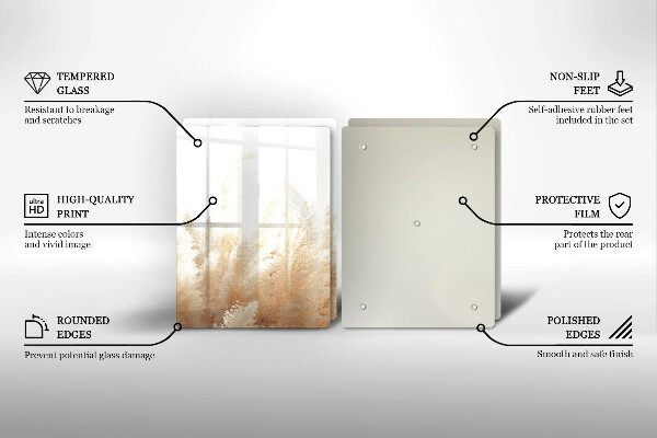 Kitchen worktop saver Pampas grass