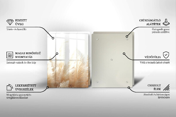 Kitchen worktop saver Pampas grass