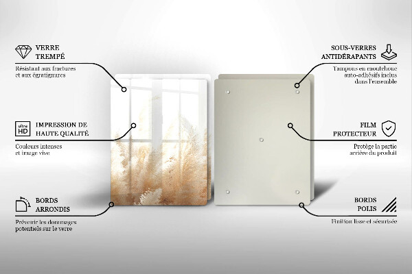 Kitchen worktop saver Pampas grass