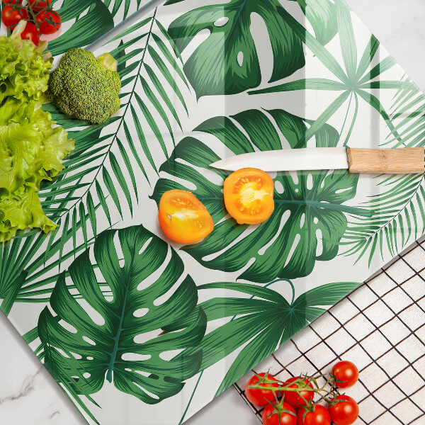 Kitchen worktop saver Monstera leaves